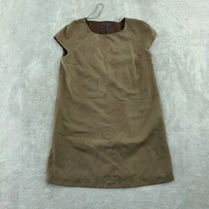 Zara Mini Dress Womens XL Brown 0317